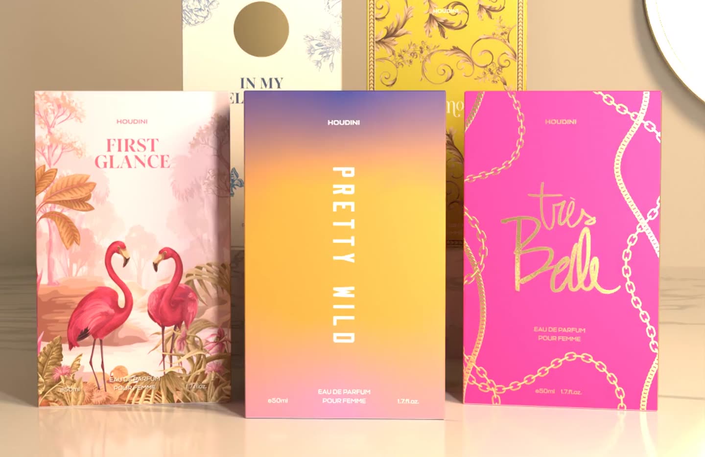 Still from the Her Day CGI film for Houdini Perfumes