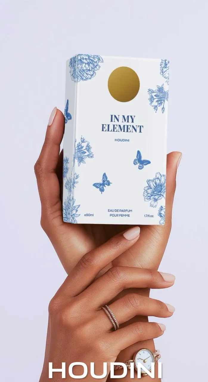 Houdini Perfumes In My Element packaging
