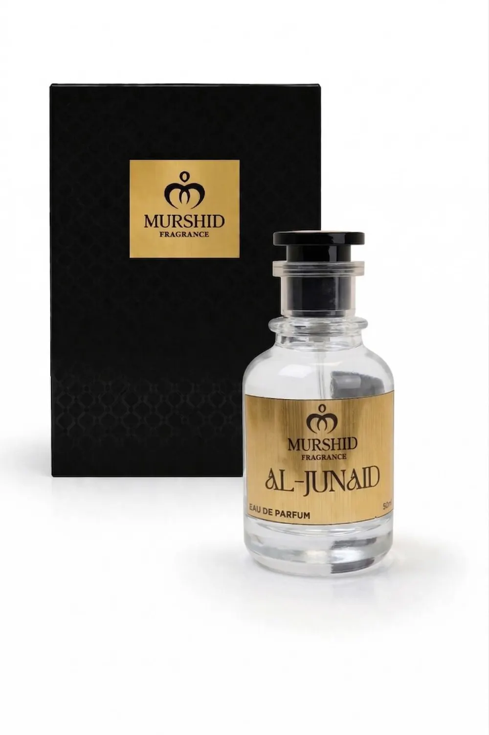 Murshid Fragrances Al-Junaid bottle and box