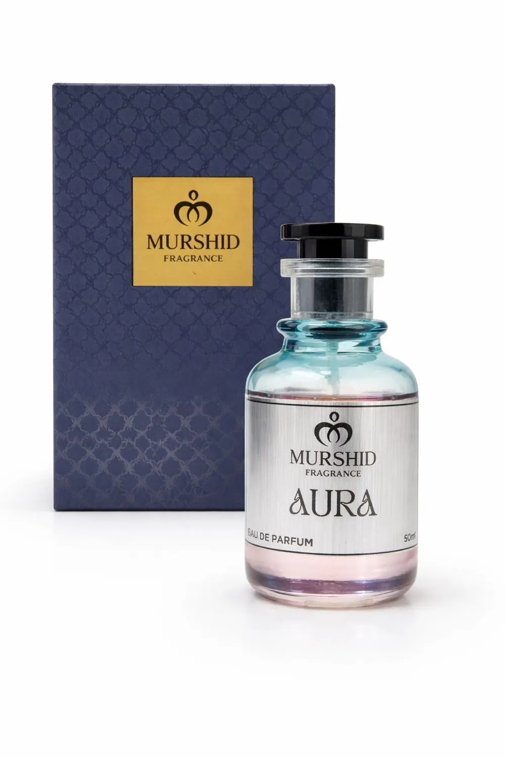 Murshid Fragrances Aura bottle and box