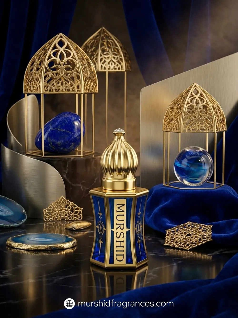 Murshid Fragrances flagship campaign render
