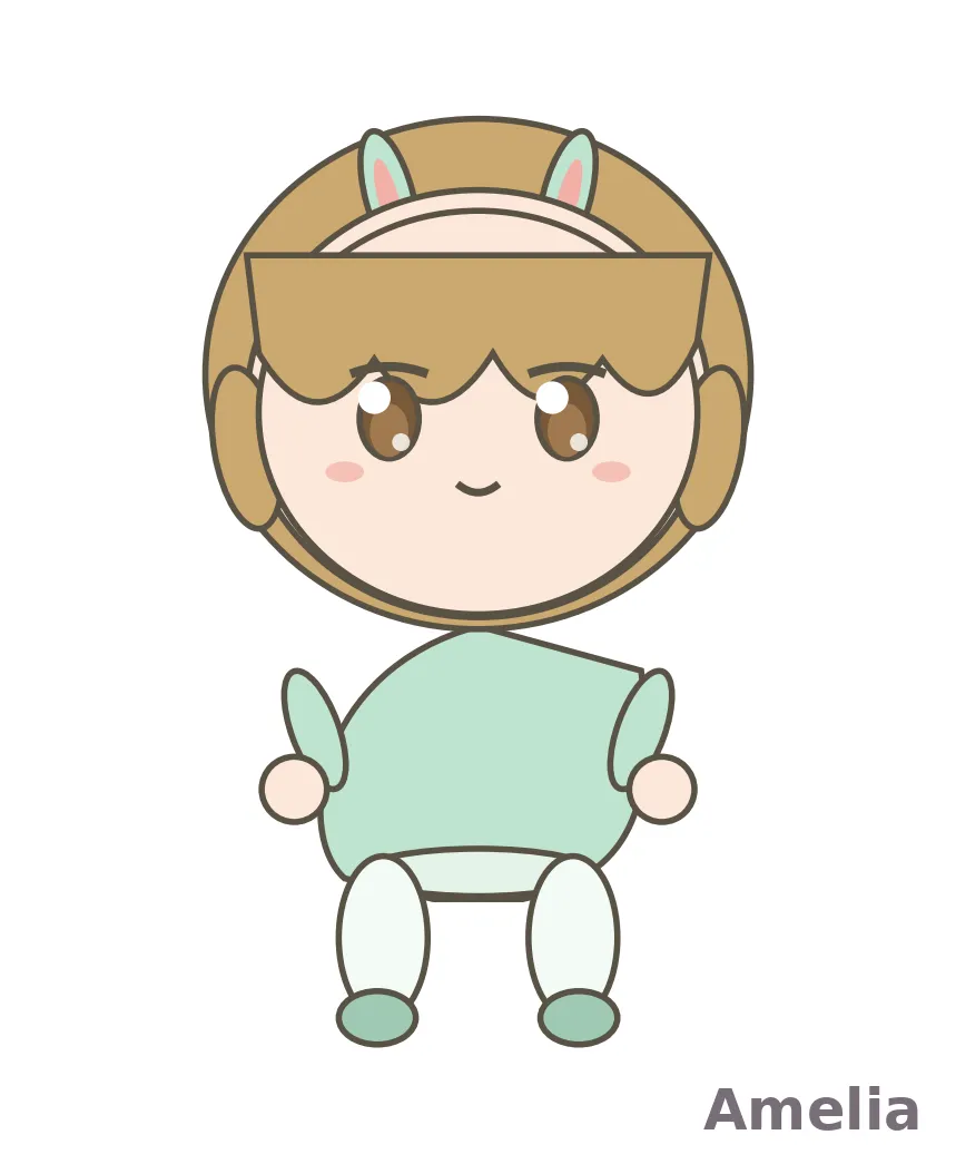 Amelia chibi bunny avatar