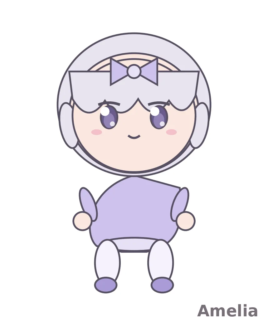 Amelia chibi lavender avatar