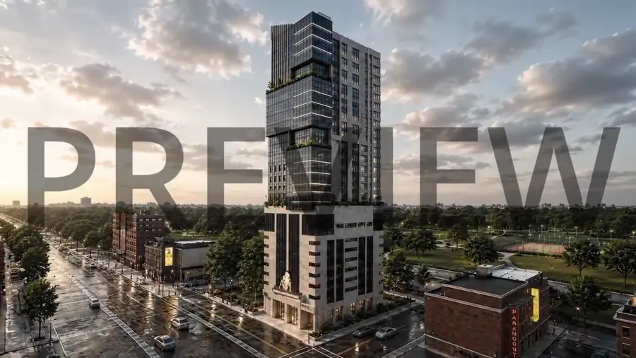 Still from a real estate project film by Houdini Digital
