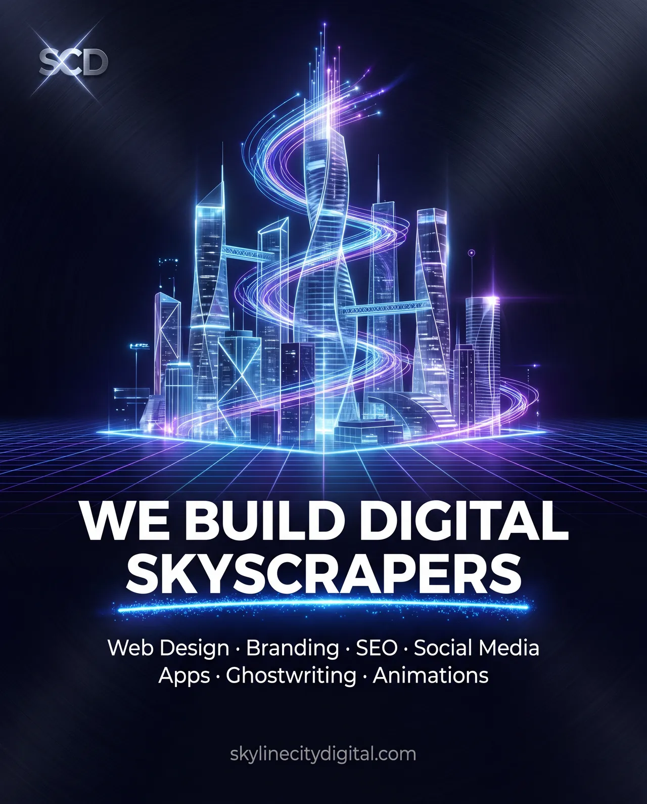 Skyline City Digital, We Build Digital Skyscrapers key visual